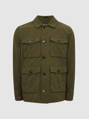 Reiss Coats & Jackets | Hawke Four Pocket Field Jacket Khaki - Men