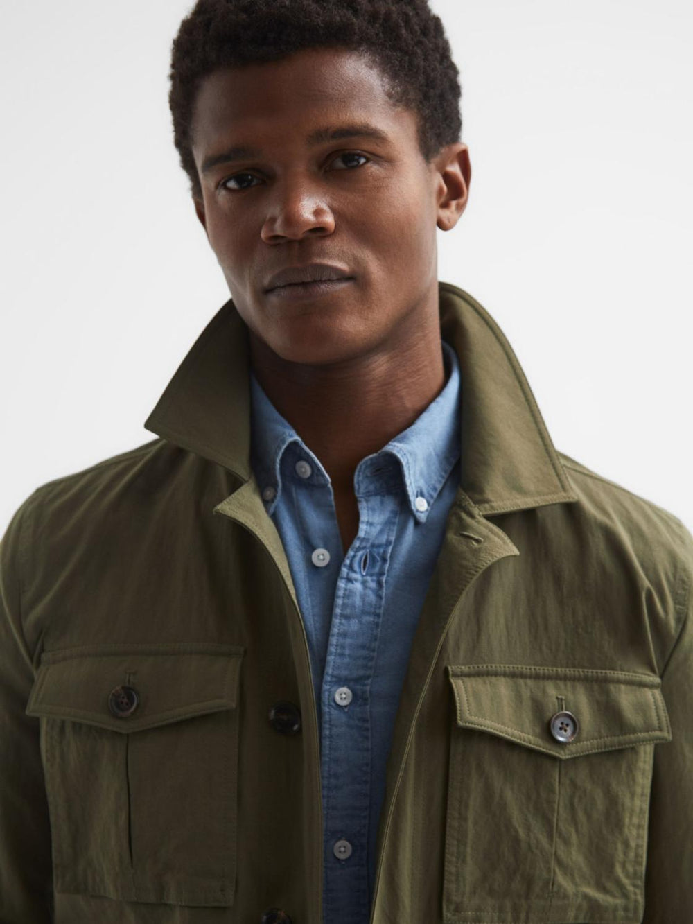 Reiss Coats & Jackets | Hawke Four Pocket Field Jacket Khaki - Men