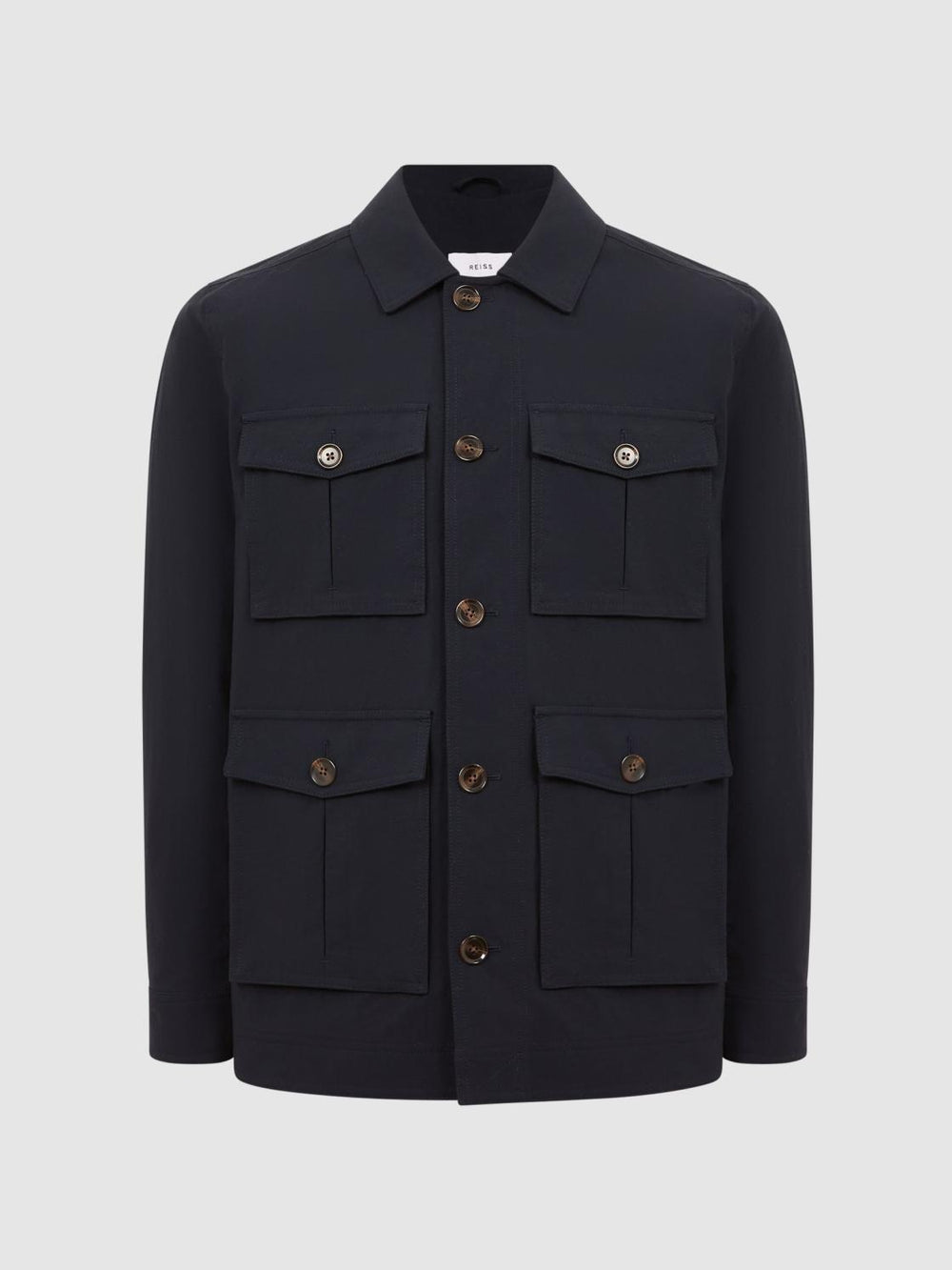 Reiss Coats & Jackets | Hawke Four Pocket Field Jacket Navy - Men