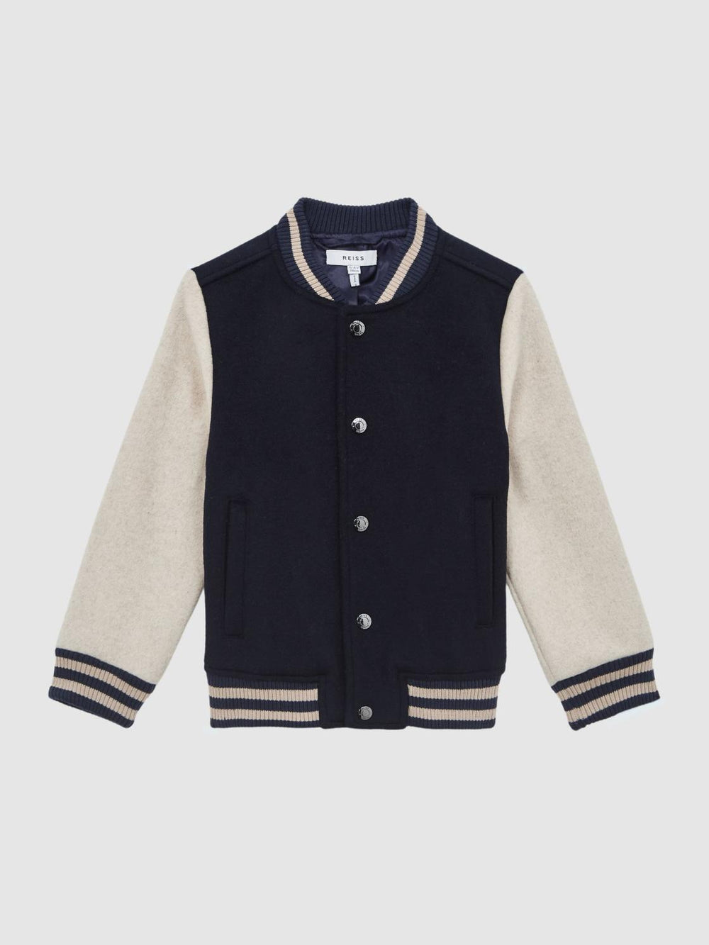 Reiss Coats & Jackets | Kansas Varsity Bomber Jacket Navy - Children