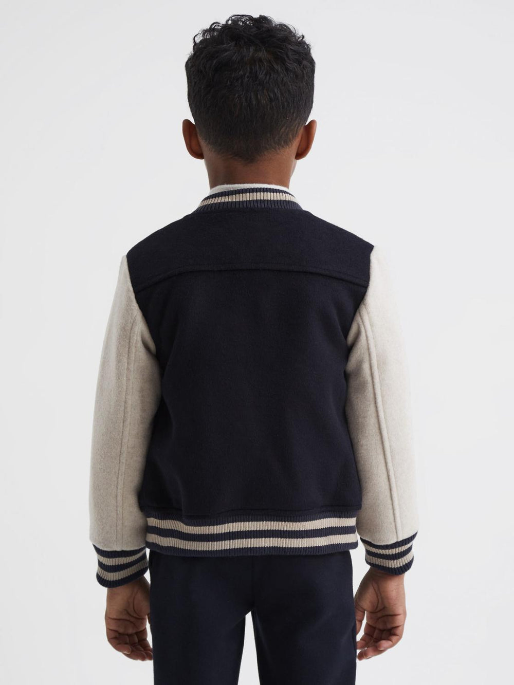 Reiss Coats & Jackets | Kansas Varsity Bomber Jacket Navy - Children