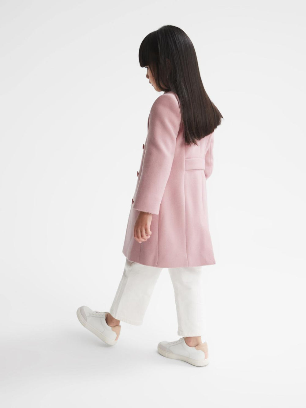 Reiss Coats & Jackets | Kia Wool Blend Coat Pink - Children