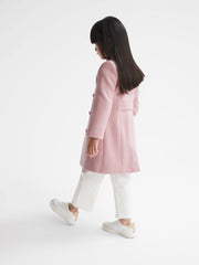 Reiss Coats & Jackets | Kia Wool Blend Coat Pink - Children