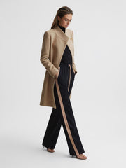Reiss Coats & Jackets | Mia Wool-Blend Mid Length Coat Black - Women