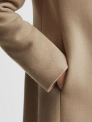 Reiss Coats & Jackets | Mia Wool-Blend Mid Length Coat Black - Women