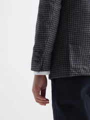 Reiss Coats & Jackets | Progress Junior Puppytooth Single Breasted Blazer Navy/brown Puppytooth - Children