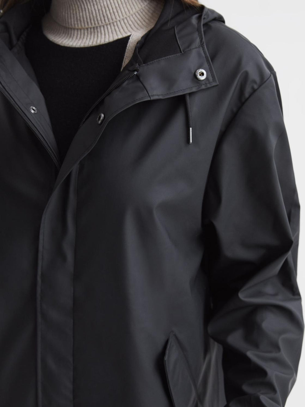 Reiss Coats & Jackets | Rains Fishtail Parka Black - Women