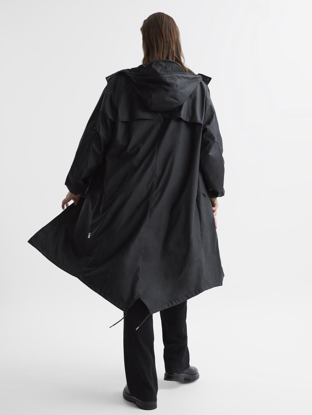 Reiss Coats & Jackets | Rains Fishtail Parka Black - Women