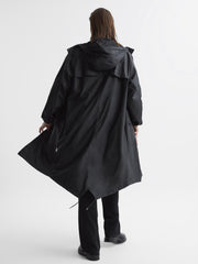 Reiss Coats & Jackets | Rains Fishtail Parka Black - Women