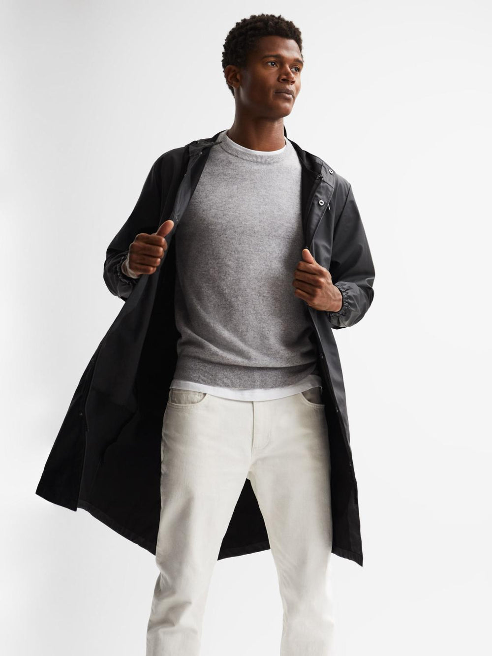 Reiss Coats & Jackets | Rains Fishtail Parka Black - Women