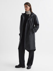 Reiss Coats & Jackets | Rains Fishtail Parka Black - Women
