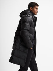 Reiss Coats & Jackets | Rains Hooded Puffer Jacket Black - Women