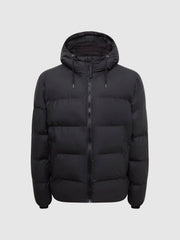 Reiss Coats & Jackets | Rains Rains Hooded Puffer Jacket Black - Men