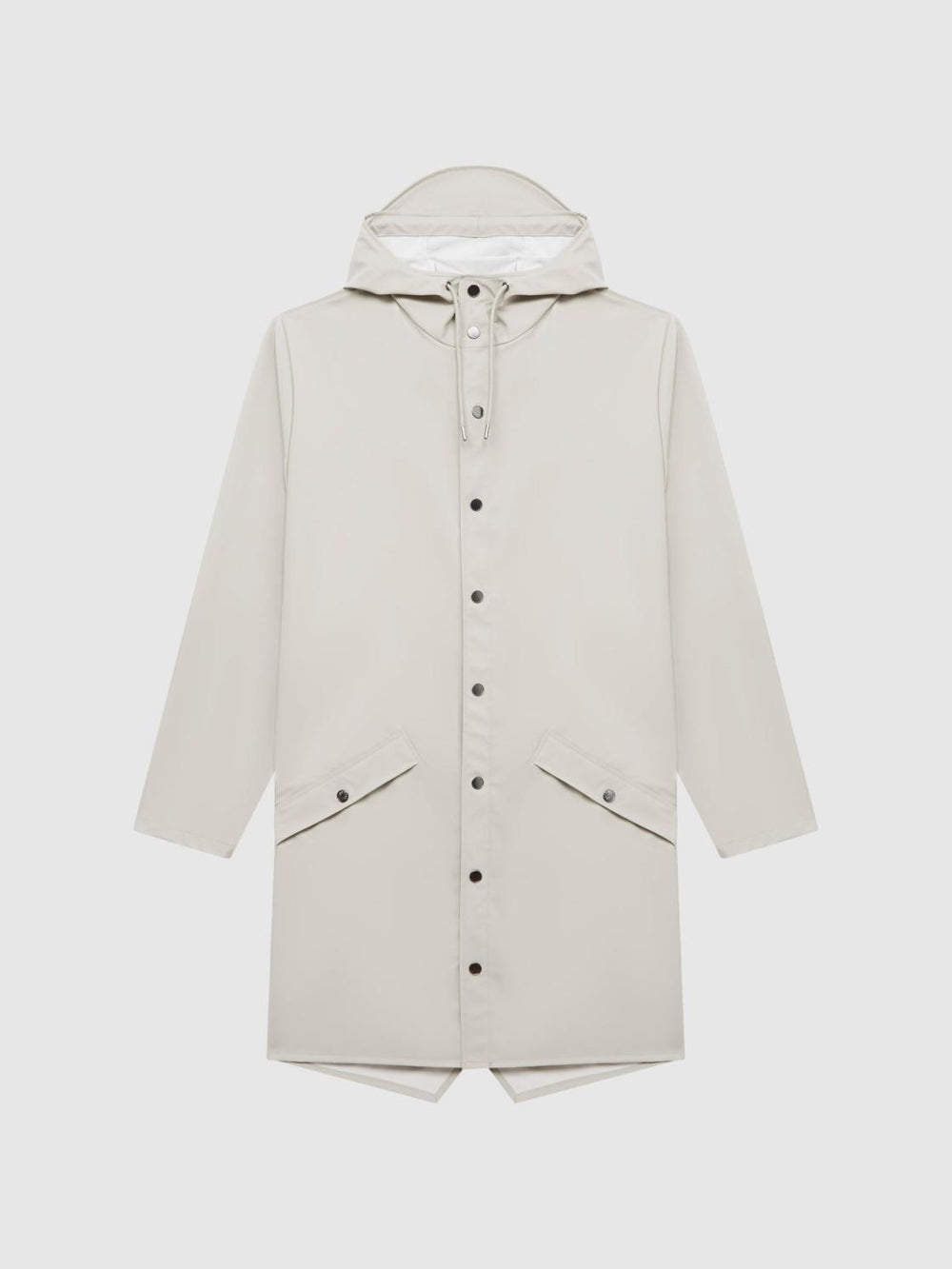 Reiss Coats & Jackets | Rains Rains Longline Hooded Jacket Dark Green - Men