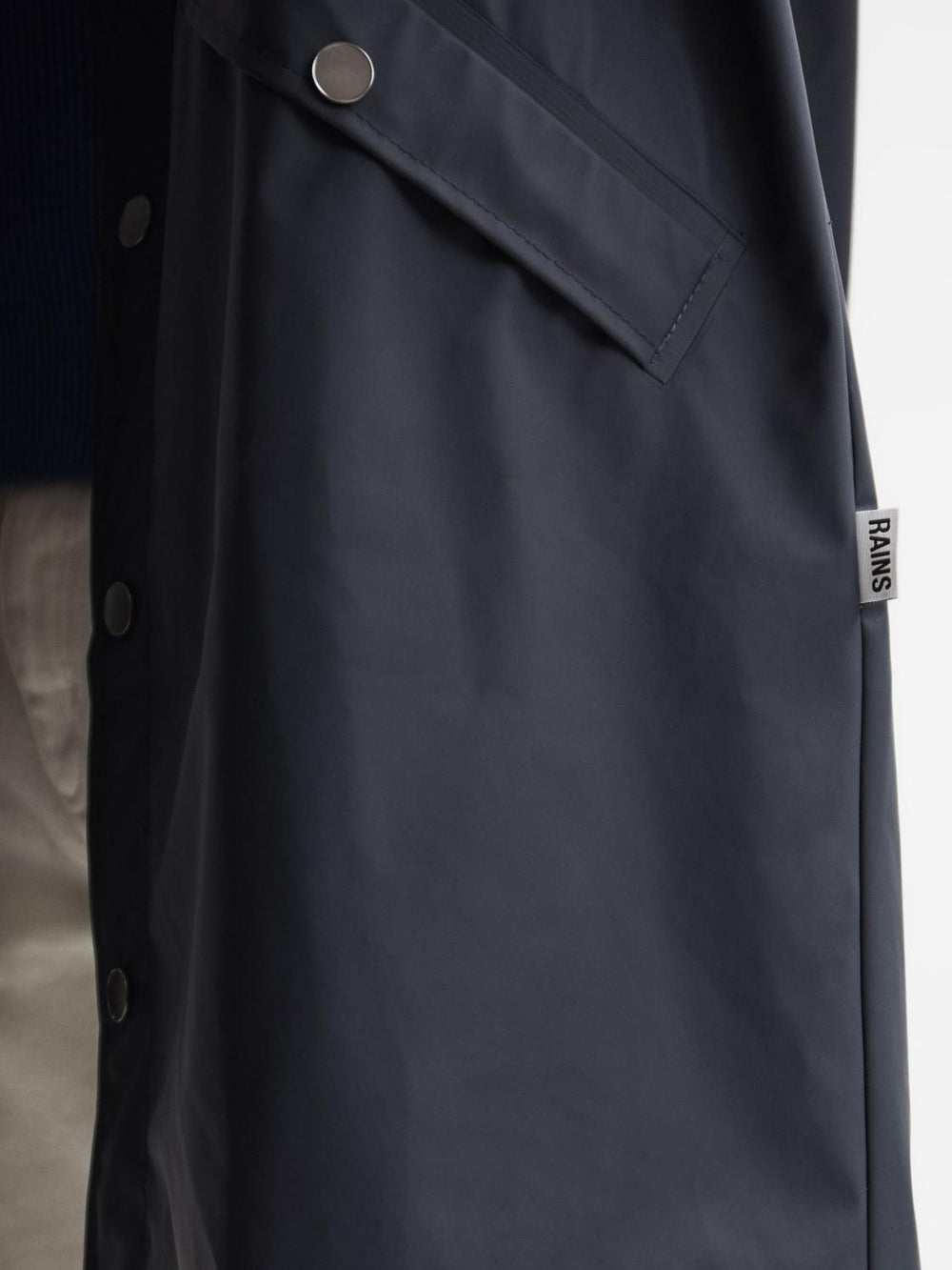 Reiss Coats & Jackets | Rains Rains Longline Hooded Jacket Dark Green - Men