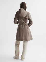 Reiss Coats & Jackets | Rains Trench Coat Taupe - Women