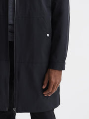 Reiss Coats & Jackets | Sidahn Hooded Parker Black - Men