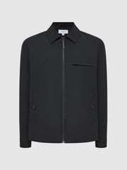 Reiss Coats & Jackets | Tyrone Zip Through Harrington Jacket Black - Men