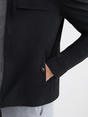 Reiss Coats & Jackets | Tyrone Zip Through Harrington Jacket Black - Men