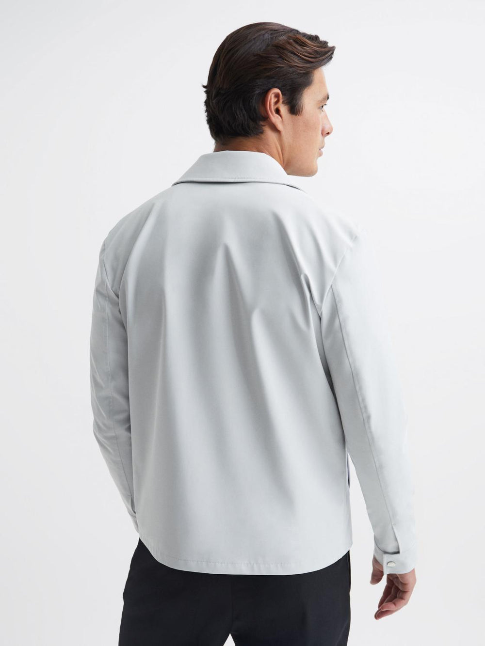 Reiss Coats & Jackets | Tyrone Zip Through Harrington Jacket Black - Men