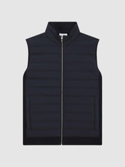 Reiss Coats & Jackets | William Quilted Gilet Navy - Men
