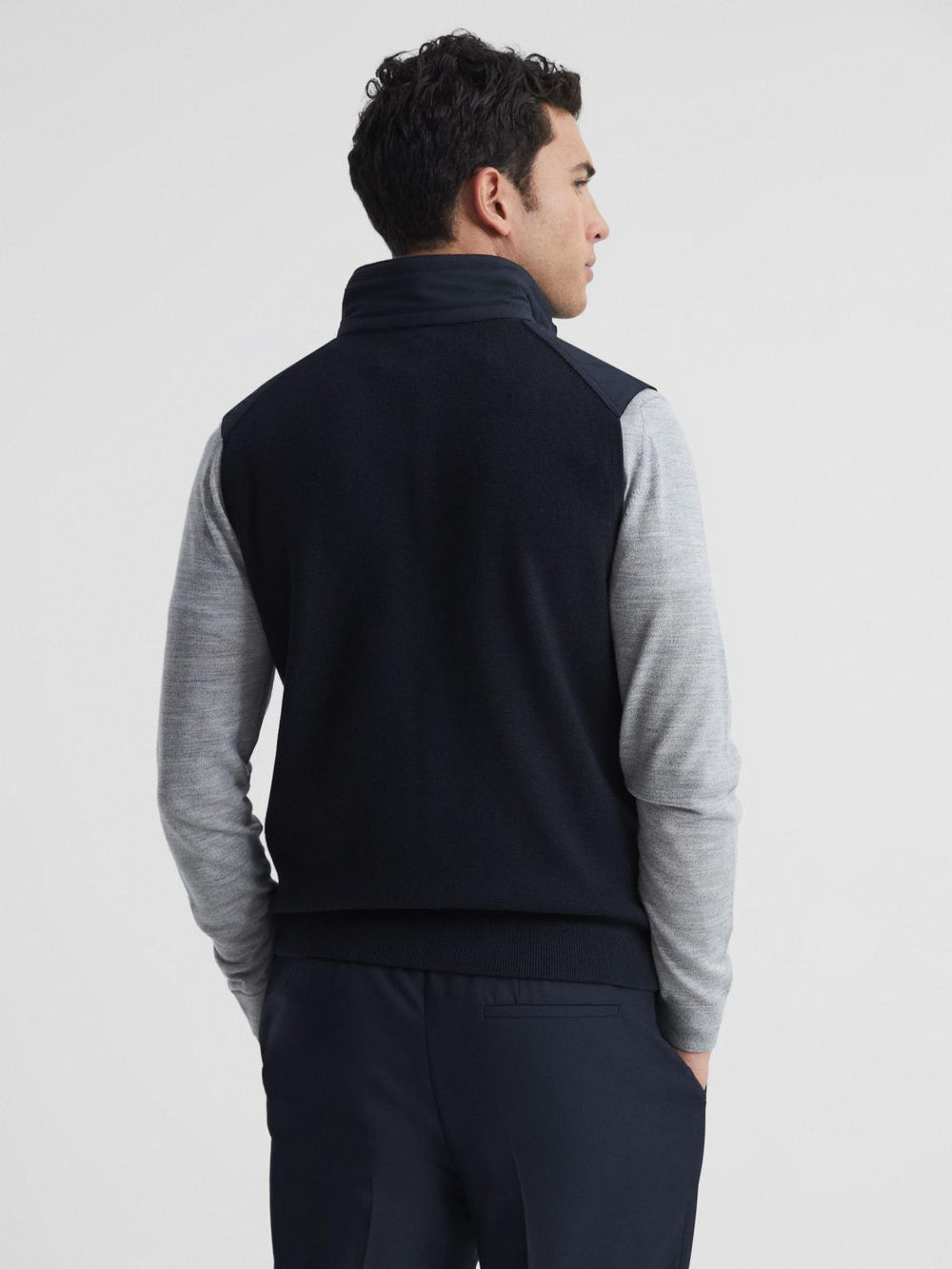 Reiss Coats & Jackets | William Quilted Gilet Navy - Men