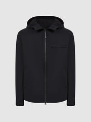 Reiss Coats & Jackets | Zuroke Zip Through Hooded Blouson Jacket Black - Men