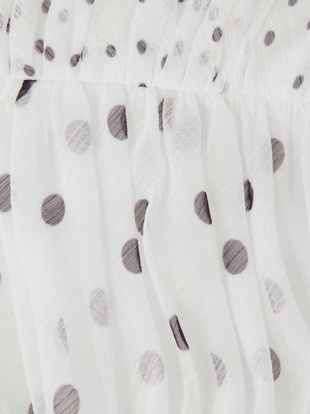 Reiss Dresses | Analise Halston Polka Dot Ruched Mini Dress Chalk - Women