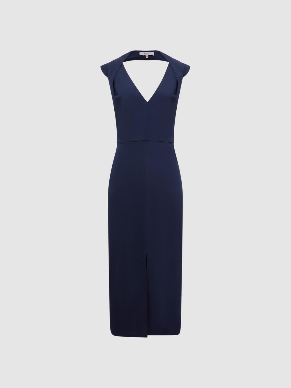 Reiss Dresses | Andi Shoulder Detail Bodycon Dress Navy - Women