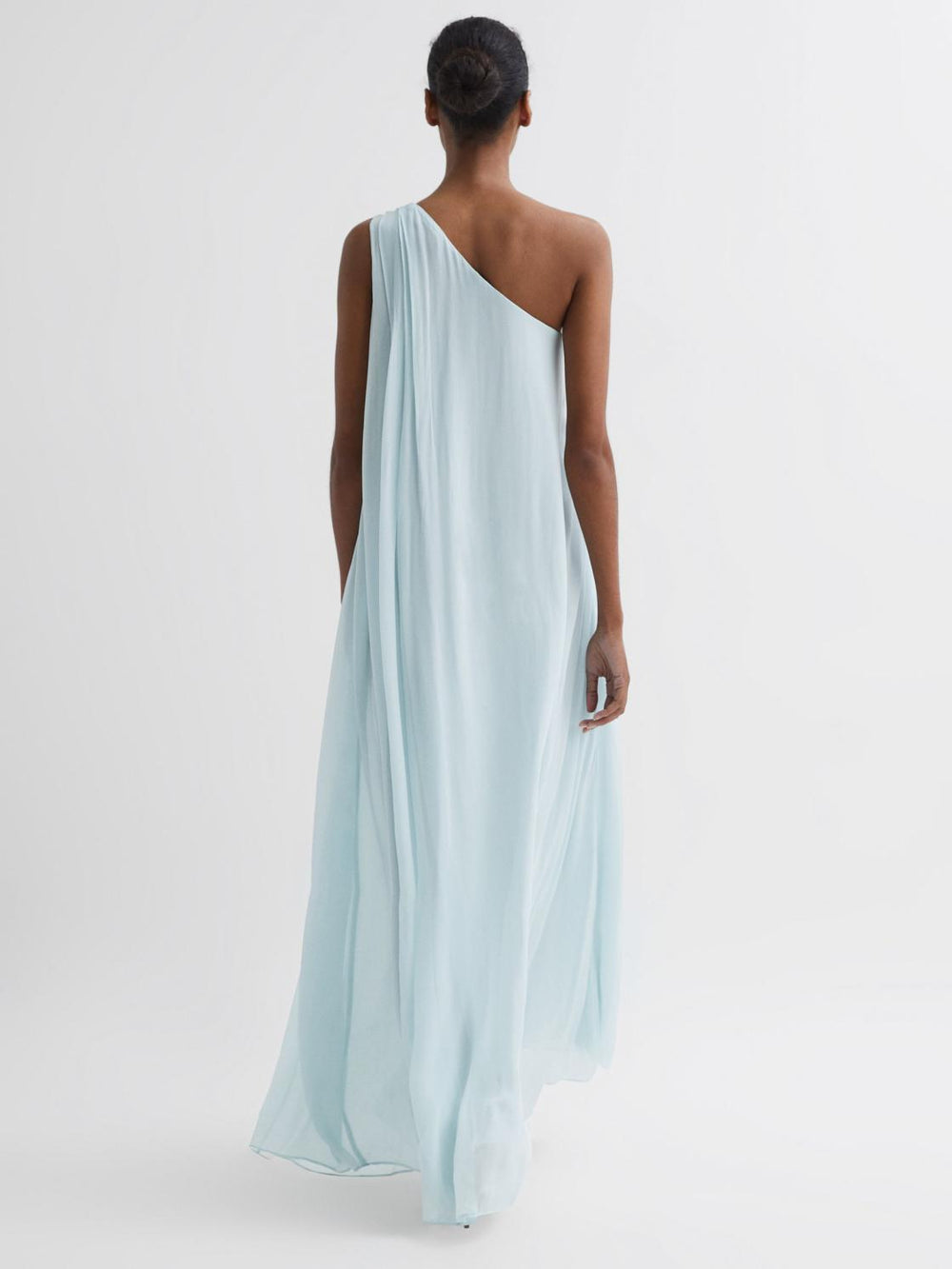 Reiss Dresses | Charly One Shoulder Maxi Dress Green - Women