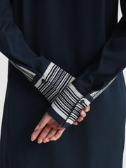 Reiss Dresses | Ellie Side Stripe Mini Dress Navy - Women