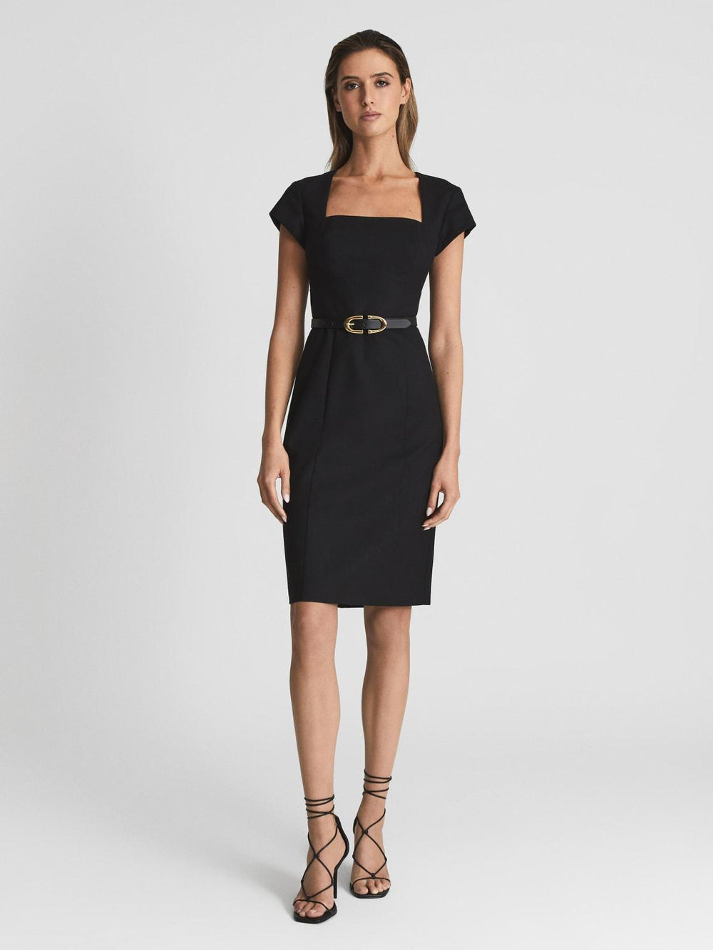 Reiss Dresses | Haisley Tailored Dress Black - Women