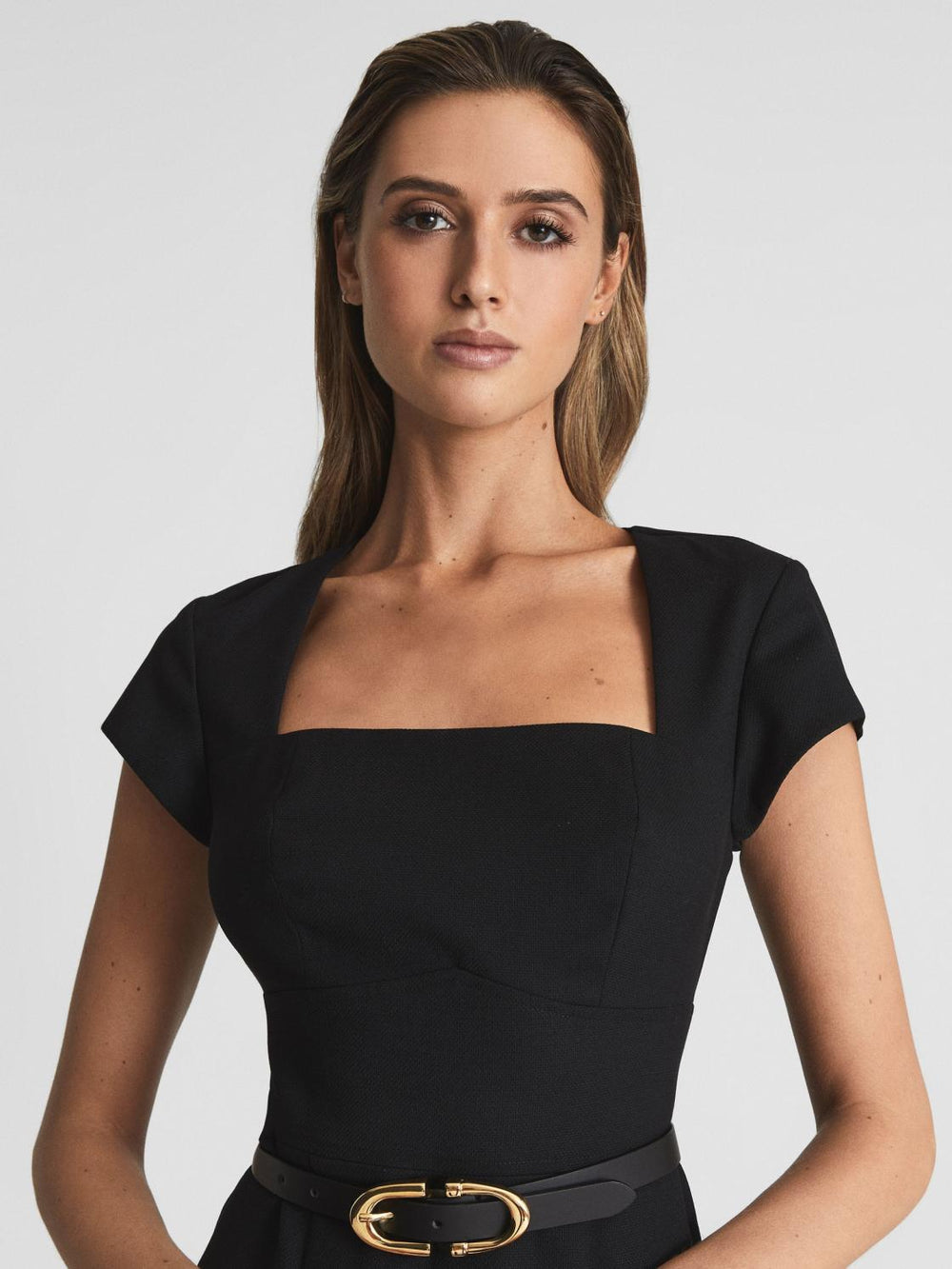 Reiss Dresses | Haisley Tailored Dress Black - Women