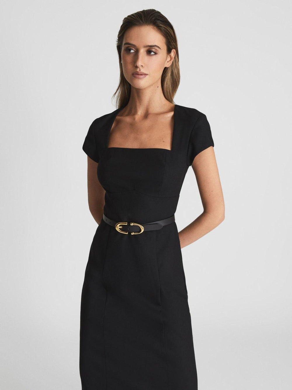 Reiss Dresses | Haisley Tailored Dress Black - Women