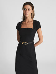 Reiss Dresses | Haisley Tailored Dress Black - Women