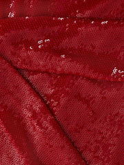 Reiss Dresses | Halston - Emely Halston Sequin Mini Dress Red - Women