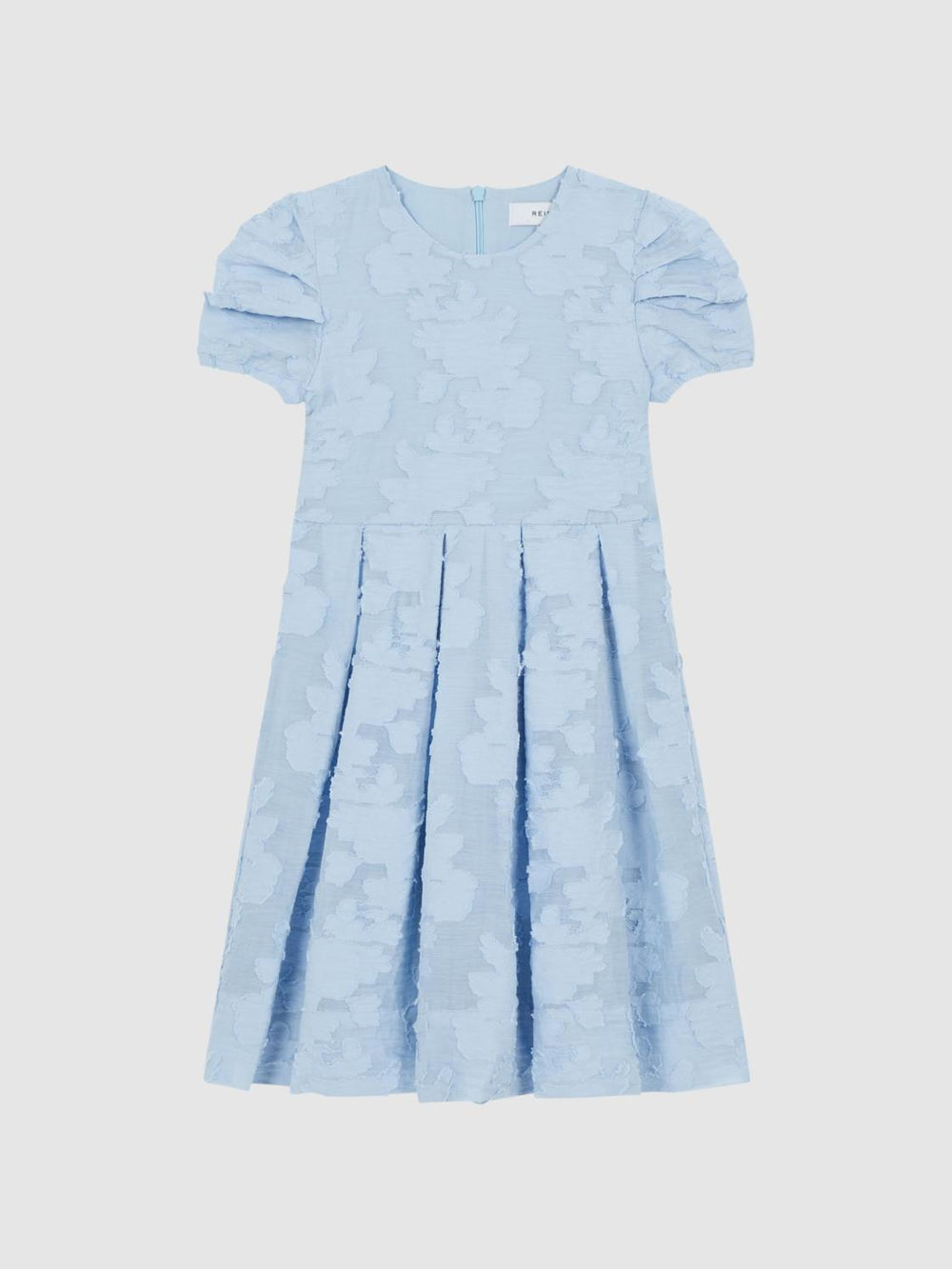 Reiss Dresses & Jumpsuits | Amalie Floral Print Textured Dress Blue - Children