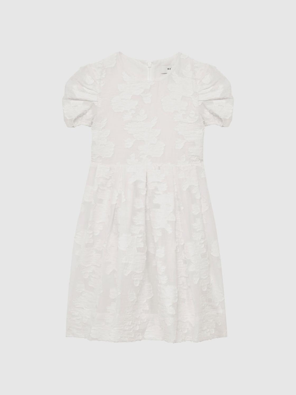 Reiss Dresses & Jumpsuits | Amalie Floral Print Textured Dress Ivory - Children