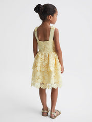Reiss Dresses & Jumpsuits | Bethany Bow Strap Lace Dress Lemon - Children