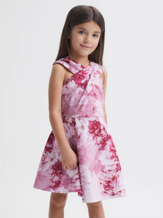 Reiss Dresses & Jumpsuits | Clara Floral Printed Dress Pink - Children