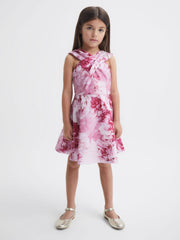 Reiss Dresses & Jumpsuits | Clara Floral Printed Dress Pink - Children