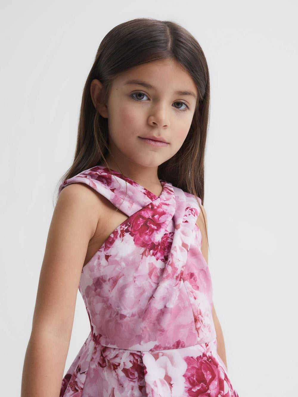 Reiss Dresses & Jumpsuits | Clara Floral Printed Dress Pink - Children