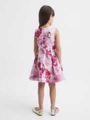 Reiss Dresses & Jumpsuits | Clara Floral Printed Dress Pink - Children