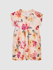 Reiss Dresses & Jumpsuits | Dahlia Floral Print Jersey Dress Pink - Children