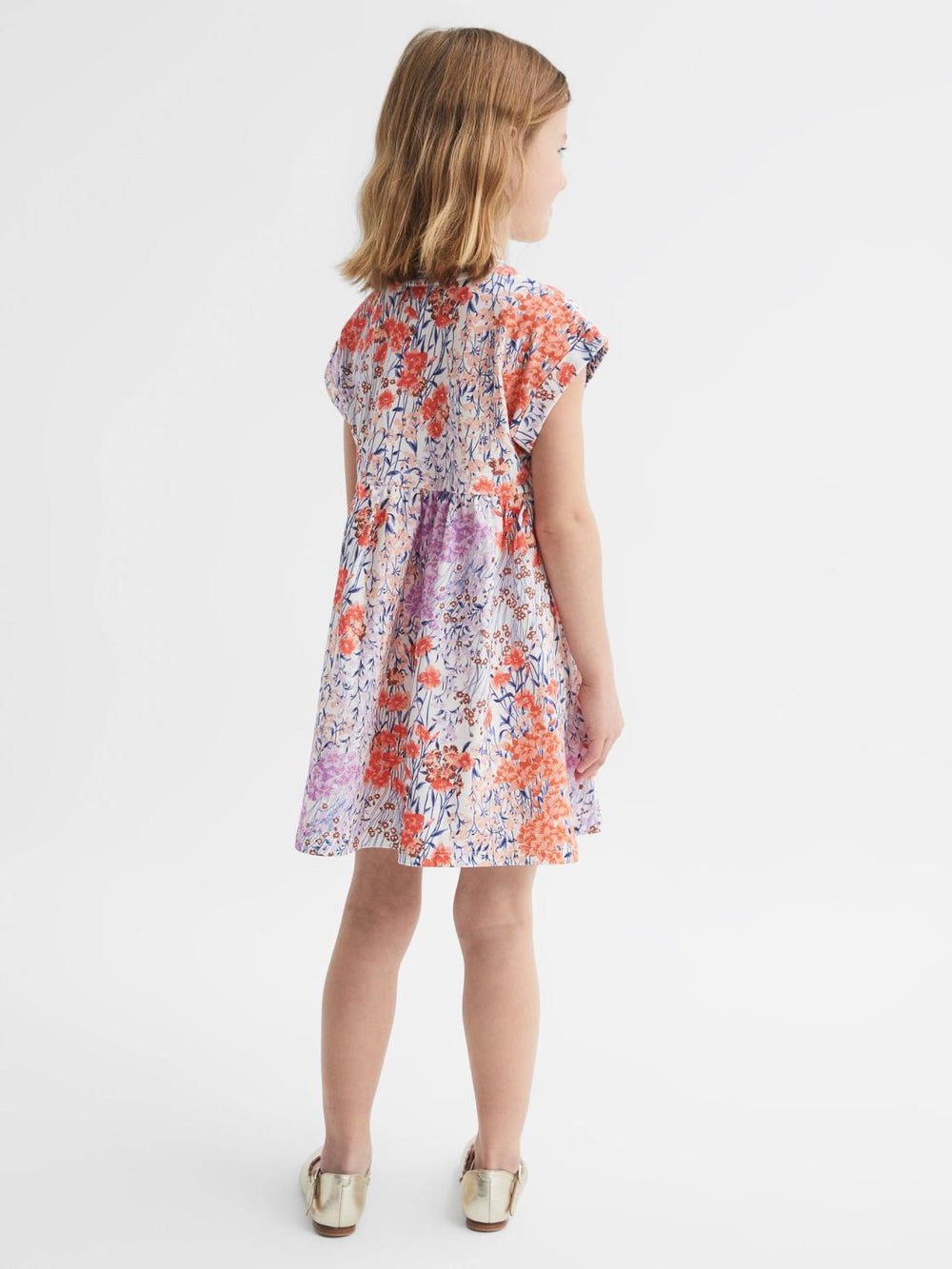 Reiss Dresses & Jumpsuits | Dahlia Floral Print Jersey Dress Pink Print - Children
