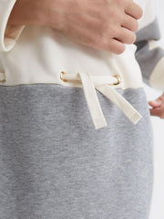 Reiss Dresses & Jumpsuits | Ellia Colourblock Sweater Dress Pale Pink/grey Marl - Children