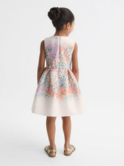 Reiss Dresses & Jumpsuits | Emily Scuba Floral Printed Dress Pale Pink - Children