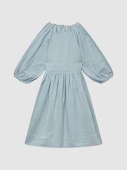 Reiss Dresses & Jumpsuits | Hannah Cotton Bow Back Dress Blue - Children