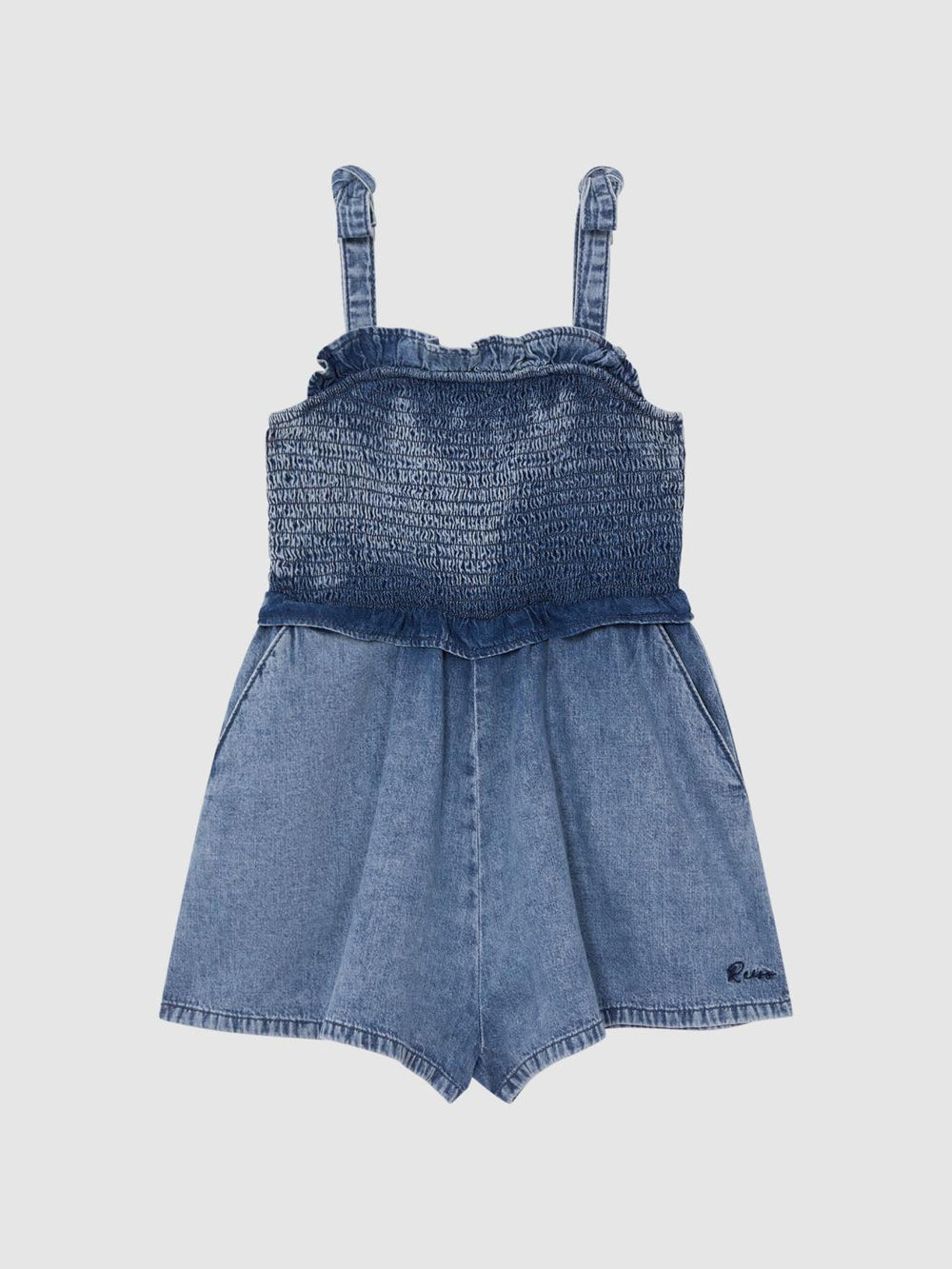 Reiss Dresses & Jumpsuits | Hattie Denim Playsuit Blue - Children
