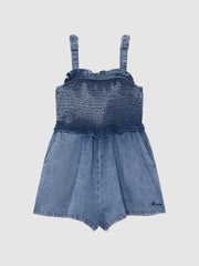 Reiss Dresses & Jumpsuits | Hattie Denim Playsuit Blue - Children
